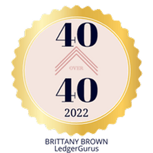 2022 40 Over 40 Award — Brittany Brown, LedgerGurus